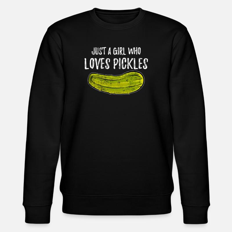 Pickles Pickles Lover Pickles - Stanley/Stella CHANGER Unisex Organic Sweatshirt - black