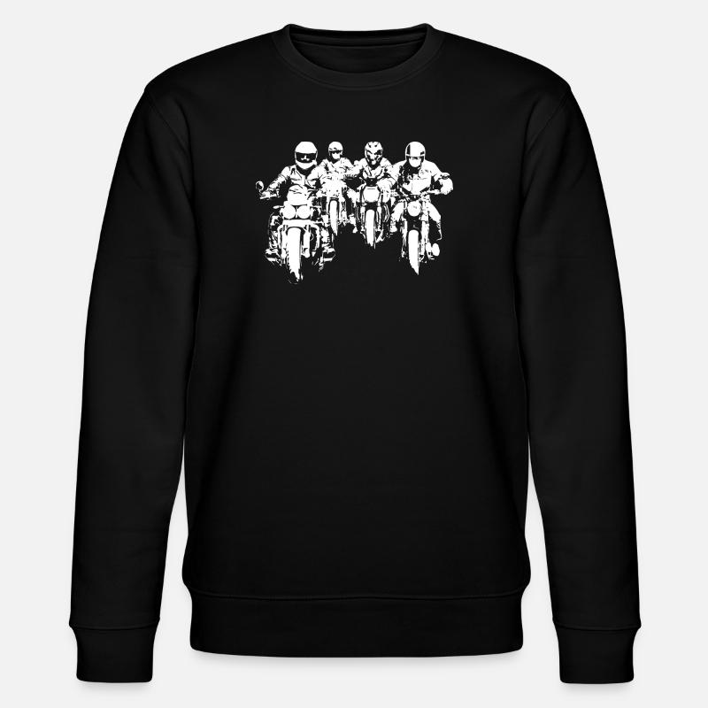 Bikergroup blanc - Sweat bio CHANGER Stanley/Stella Unisexe - noir