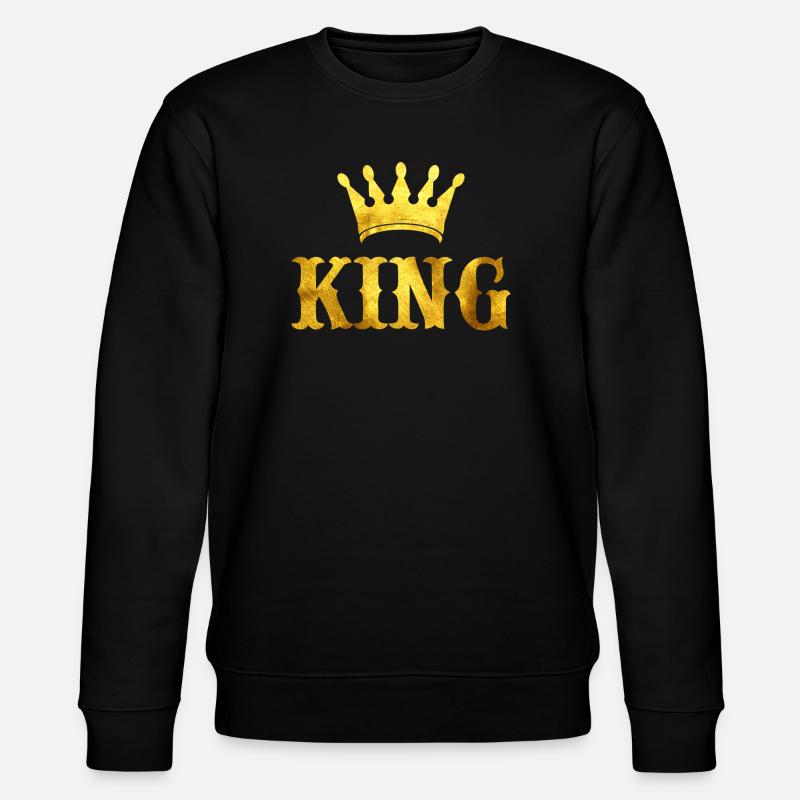 Königskrone - Stanley/Stella Unisex Bio-Sweatshirt CHANGER  - Schwarz