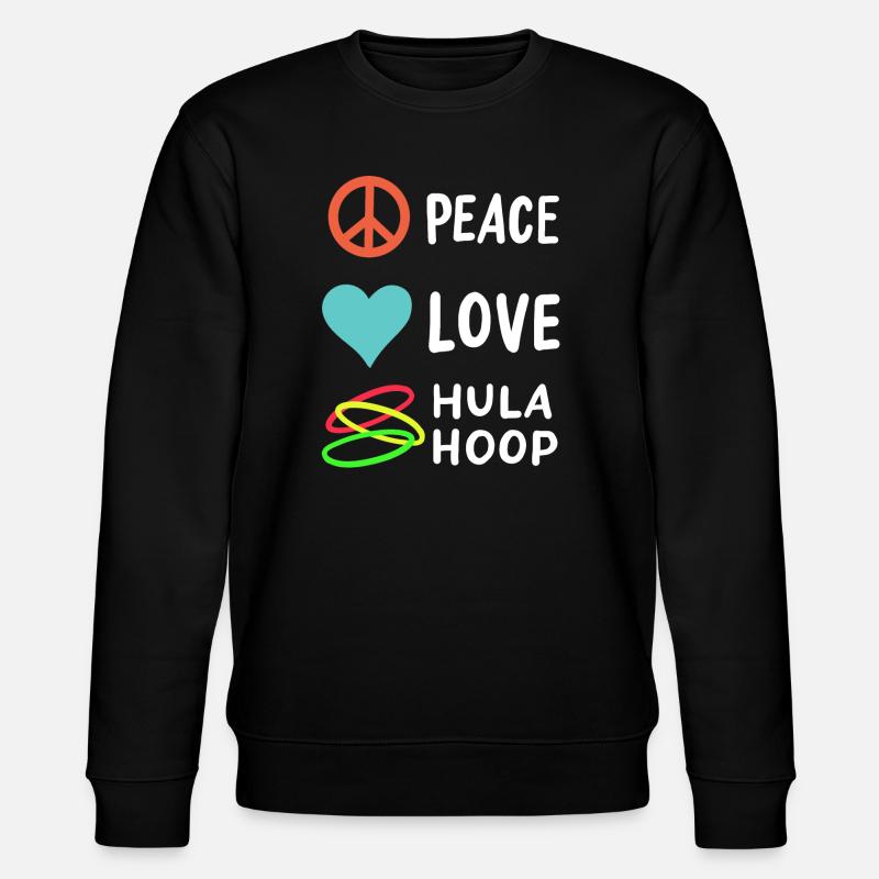 Hulahoop - Stanley/Stella Unisex Bio-Sweatshirt CHANGER  - Schwarz