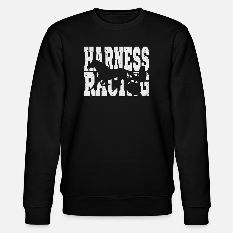 Trotter Trotting Race Design - Sweat bio CHANGER Stanley/Stella Unisexe - noir