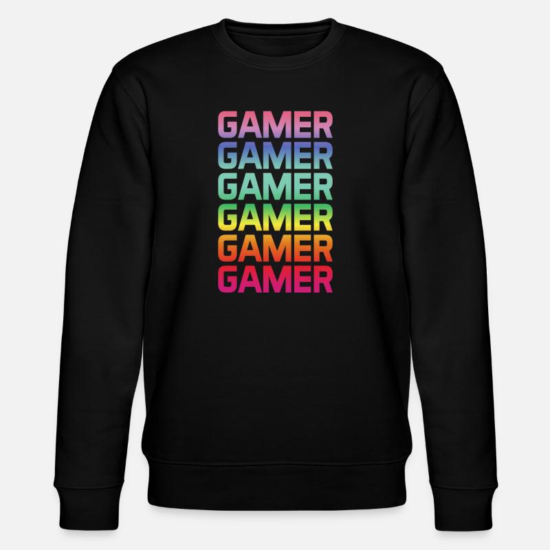 Gamer Rainbow Multiple - Sweat bio CHANGER Stanley/Stella Unisexe - noir