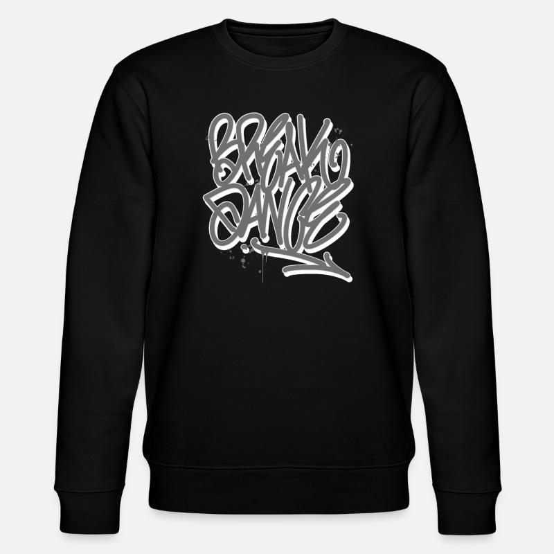 Breakdance Graffiti - Stanley/Stella CHANGER Unisex Organic Sweatshirt - black