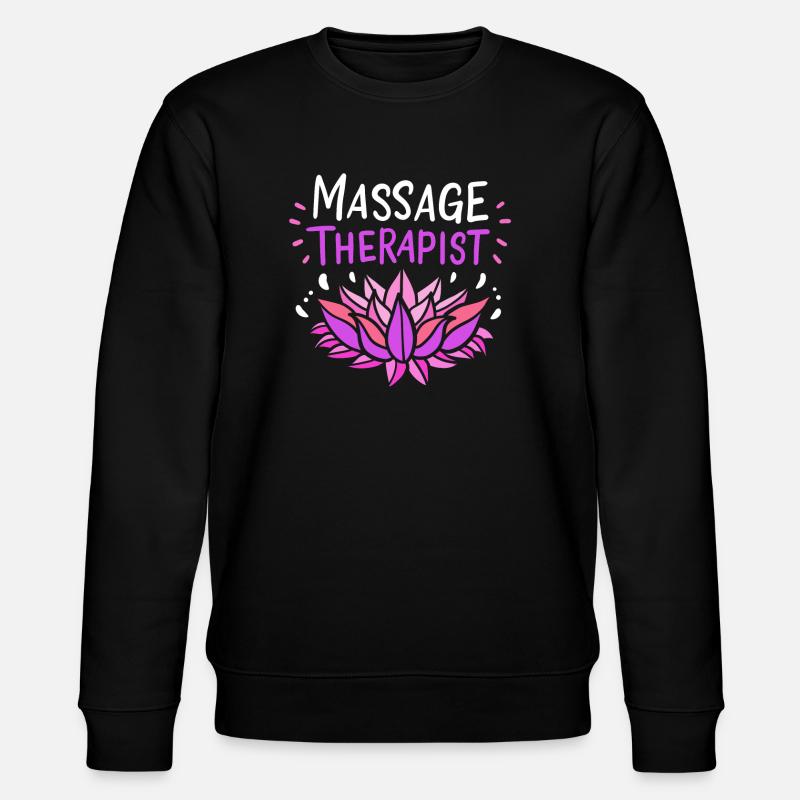 Masseur Massage - Stanley/Stella Unisex Bio-Sweatshirt CHANGER  - Schwarz