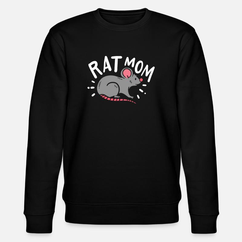 Ratte - Stanley/Stella Unisex Bio-Sweatshirt CHANGER - Schwarz
