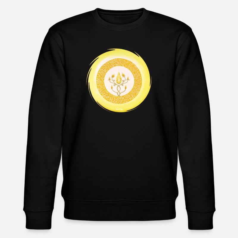 Kristall-Sternentor Erzengel Sandalphon - Stanley/Stella Unisex Bio-Sweatshirt CHANGER  - Schwarz
