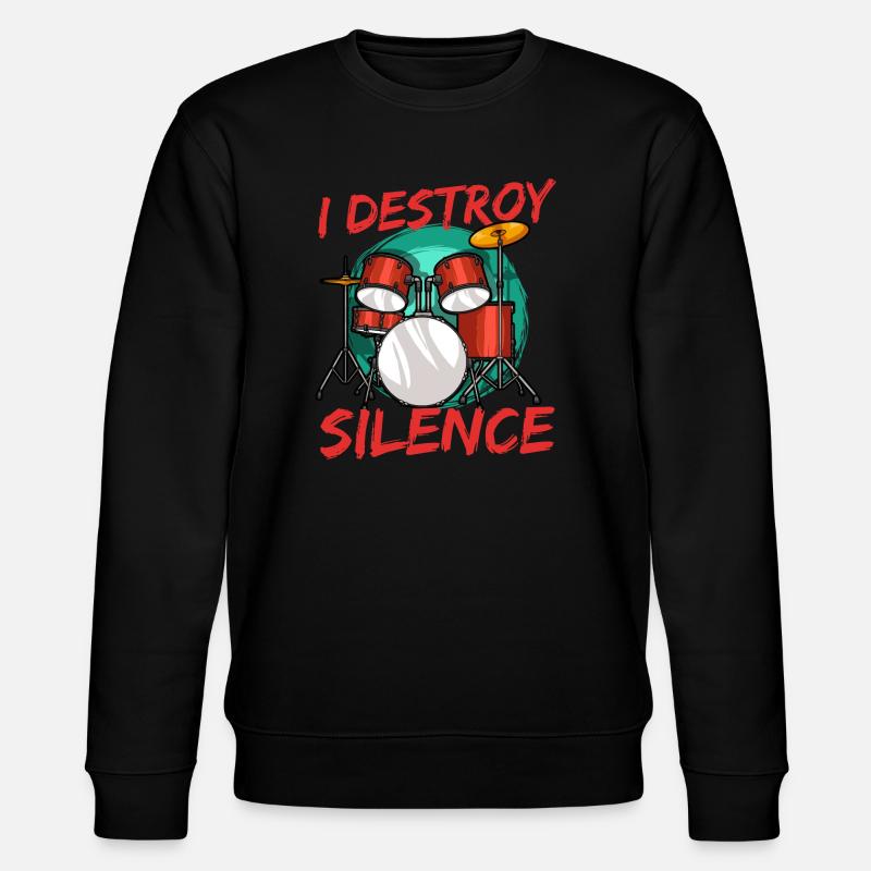 Drummer Drums - Stanley/Stella CHANGER Unisex Organic Sweatshirt - black