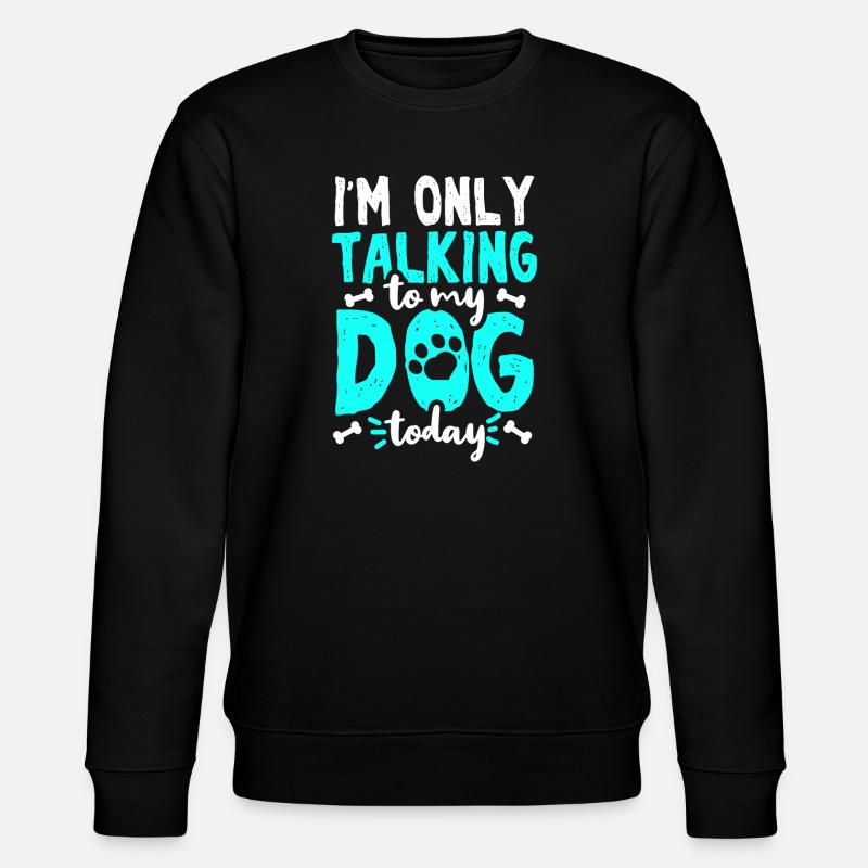 Hund Hundebesitzer - Stanley/Stella Unisex Bio-Sweatshirt CHANGER  - Schwarz