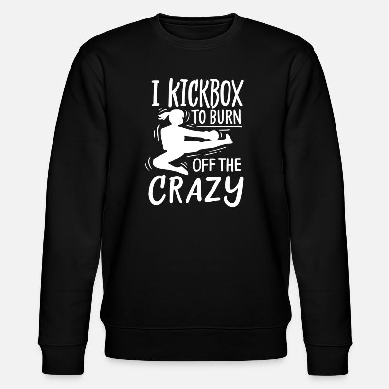 Kickboxen Kampfsport - Stanley/Stella Unisex Bio-Sweatshirt CHANGER  - Schwarz