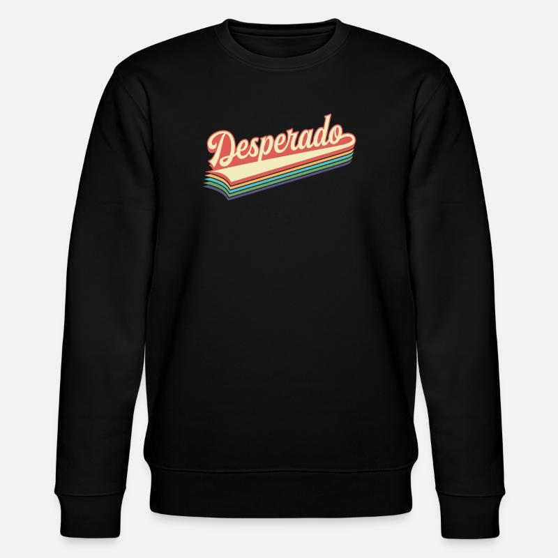 Texte rétro de Desperado - Sweat bio CHANGER Stanley/Stella Unisexe - noir