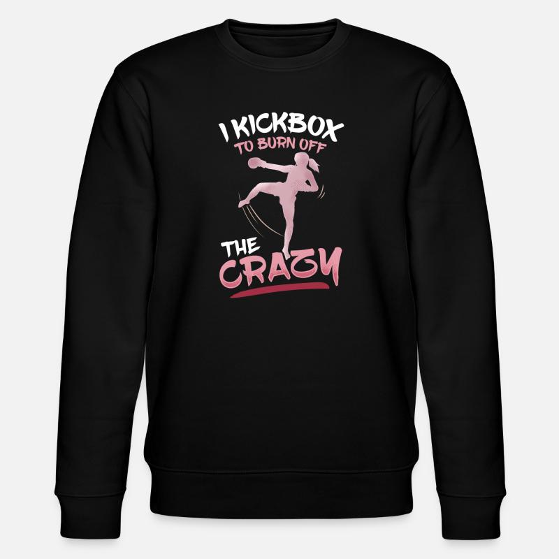 Kickboxen Kickboxer - Stanley/Stella Unisex Bio-Sweatshirt CHANGER  - Schwarz
