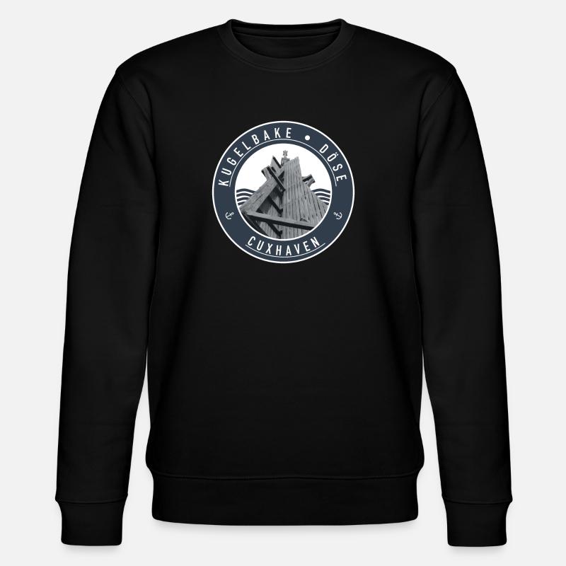 Kugelbake - Döse Cuxhaven - Stanley/Stella Unisex Bio-Sweatshirt CHANGER  - Schwarz