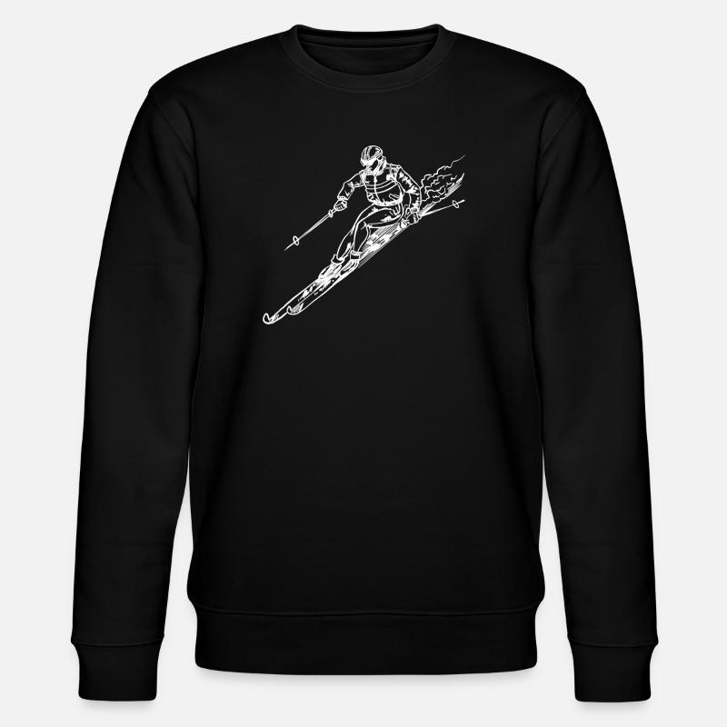 Ski - Stanley/Stella Unisex Bio-Sweatshirt CHANGER  - Schwarz