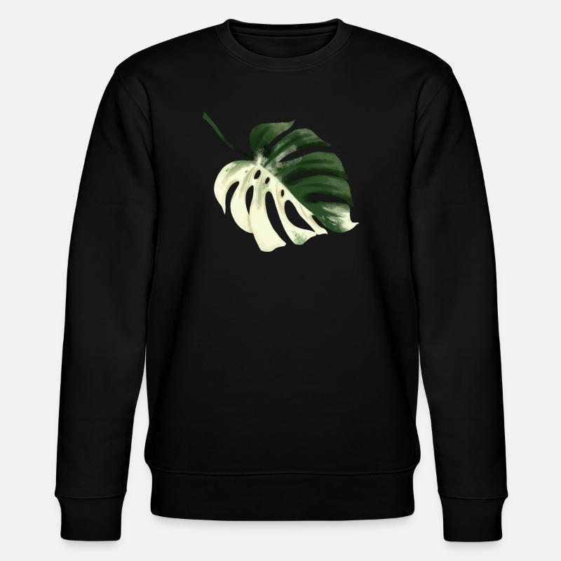 Conception premium Monstera - Sweat bio CHANGER Stanley/Stella Unisexe - noir