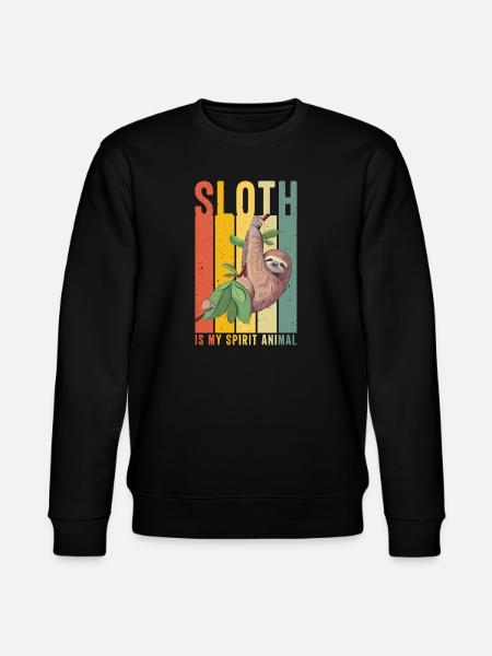sloth - Stanley/Stella CHANGER Unisex Organic Sweatshirt - black