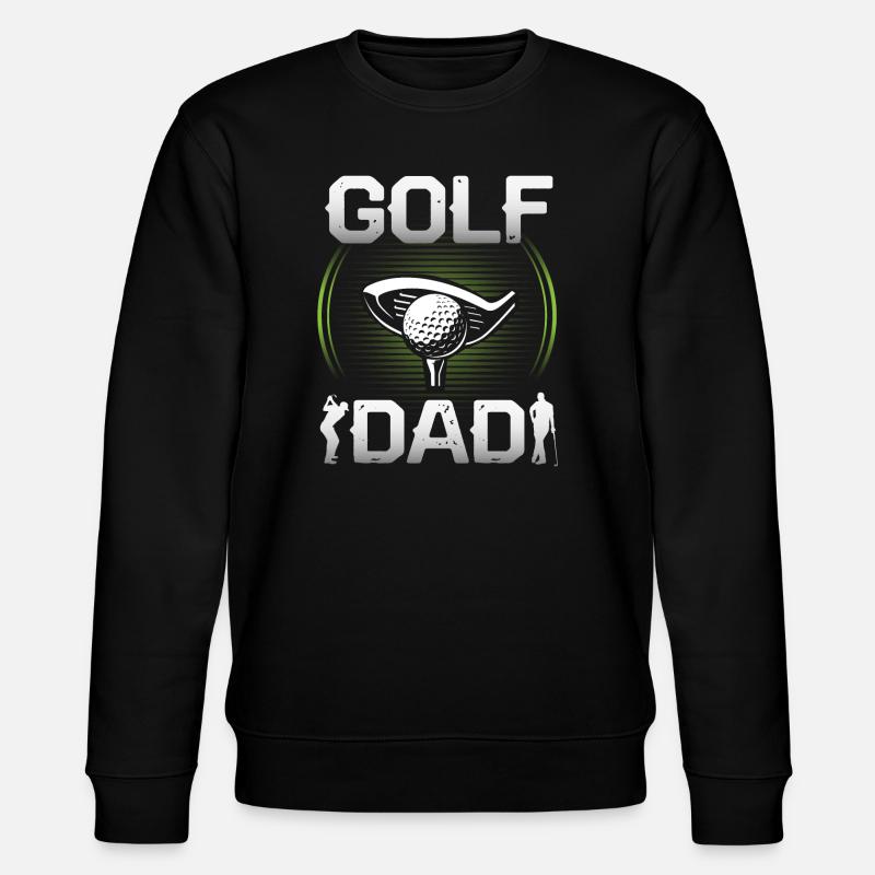 Golf Papa - Stanley/Stella Unisex Bio-Sweatshirt CHANGER  - Schwarz