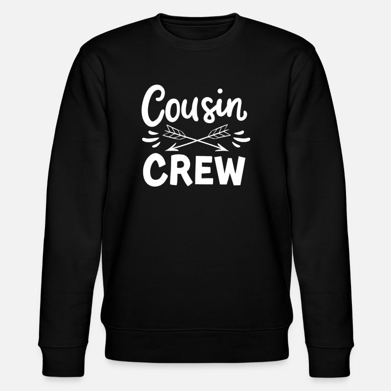 Cousin Crew - Stanley/Stella Unisex Bio-Sweatshirt CHANGER  - Schwarz