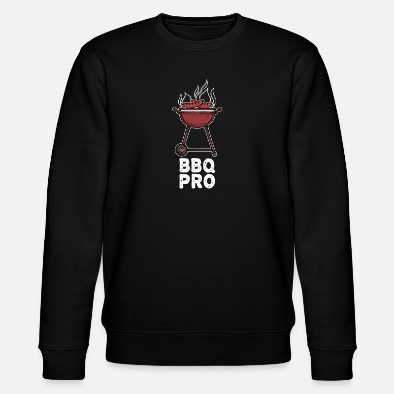 Barbecue BBQ Grilling Bratwurst GrillParty - Stanley/Stella CHANGER Unisex Organic Sweatshirt - black