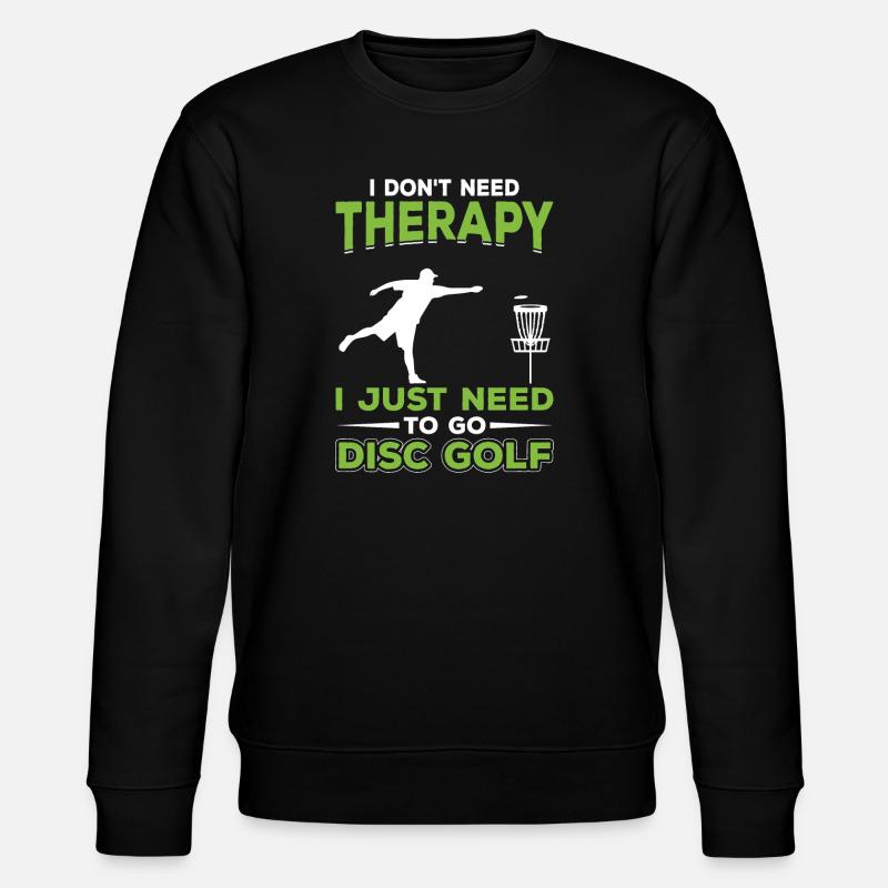 Disc Golf - Stanley/Stella Unisex Bio-Sweatshirt CHANGER  - Schwarz