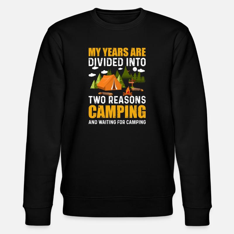 Camping - Sweat bio CHANGER Stanley/Stella Unisexe - noir