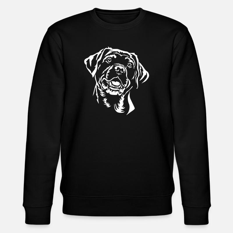 Labrador Kopf "Black Edition" - Stanley/Stella Unisex Bio-Sweatshirt CHANGER  - Schwarz
