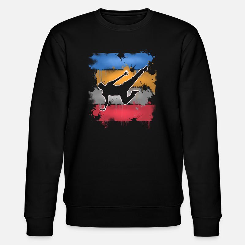 Breakdancing - Stanley/Stella CHANGER Unisex Organic Sweatshirt - black