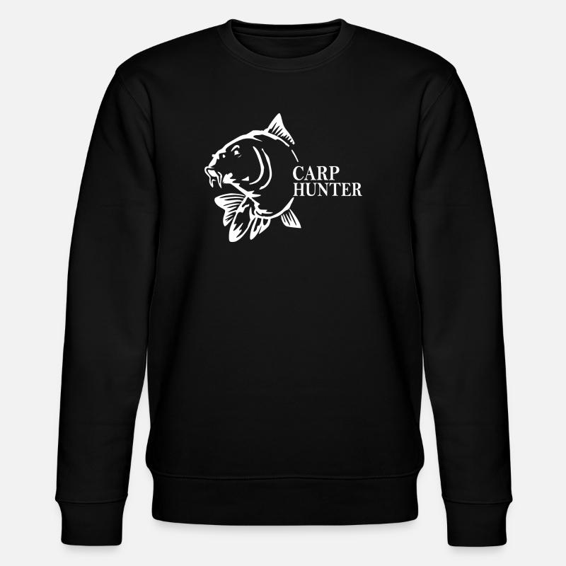 Carp Hunter - Stanley/Stella Unisex Bio-Sweatshirt CHANGER  - Schwarz