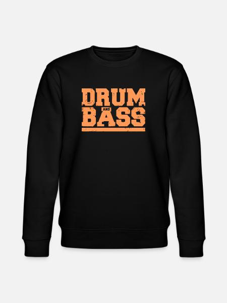 drum and bass drums and bass - Stanley/Stella CHANGER Unisex Organic Sweatshirt - black