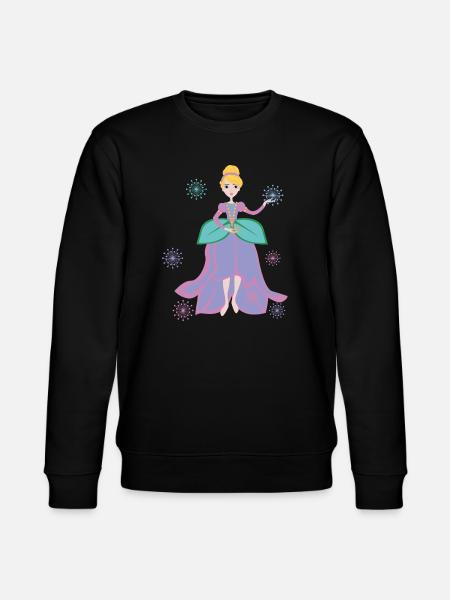 Princess fantasy with flower heart - Stanley/Stella CHANGER Unisex Organic Sweatshirt - black