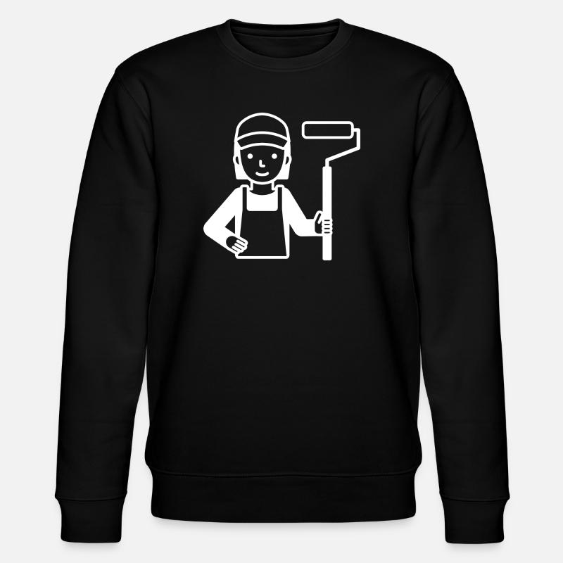 Malerin Anstreicherin Lackiererin - Stanley/Stella Unisex Bio-Sweatshirt CHANGER - Schwarz