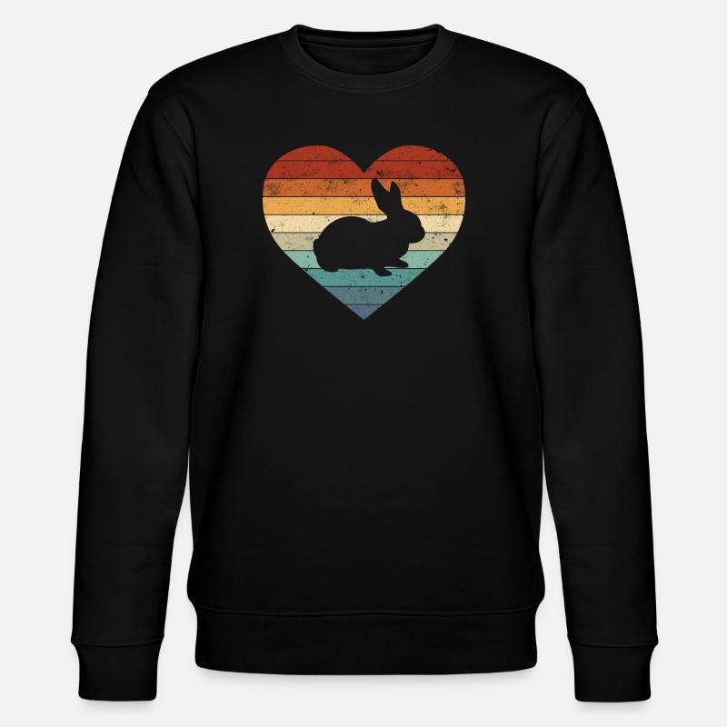 Rabbit - Stanley/Stella CHANGER Unisex Organic Sweatshirt - black