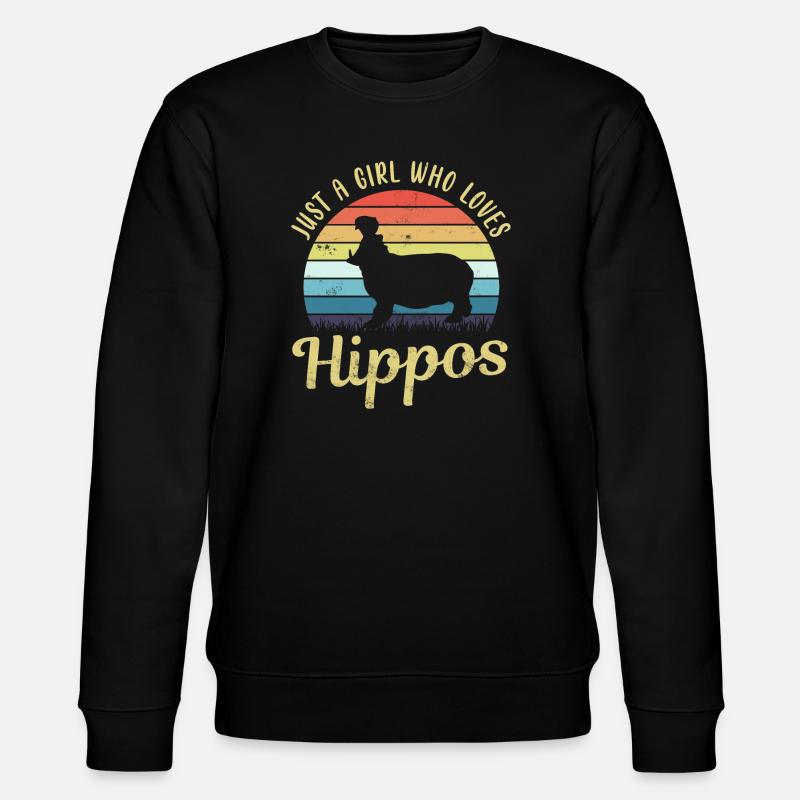 Hippopotames hippopotame hippopotame - Sweat bio CHANGER Stanley/Stella Unisexe - noir