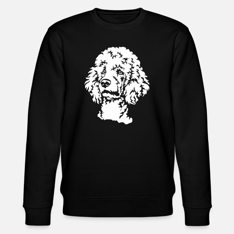 Poodle Head "Black Edition" - Stanley/Stella CHANGER Unisex Organic Sweatshirt - black