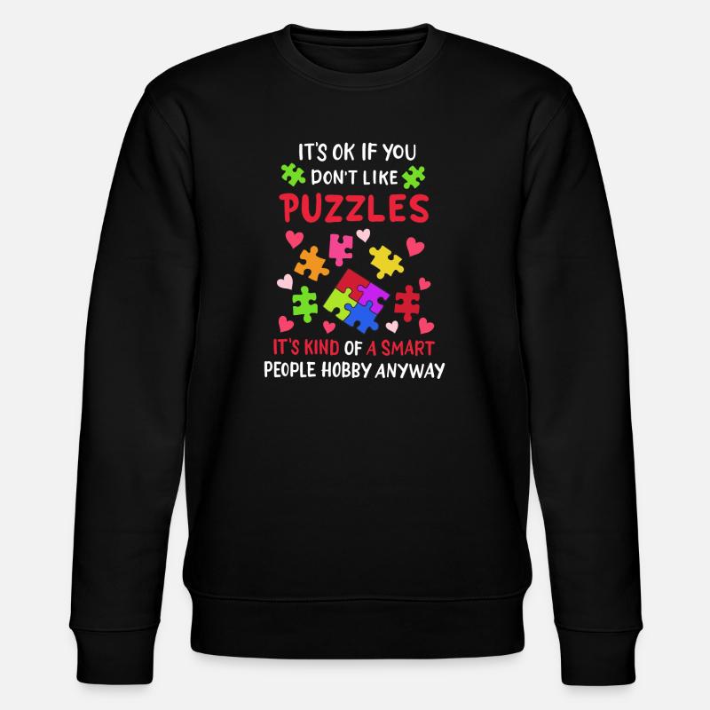 Puzzle Puzzles - Stanley/Stella Unisex Bio-Sweatshirt CHANGER  - Schwarz