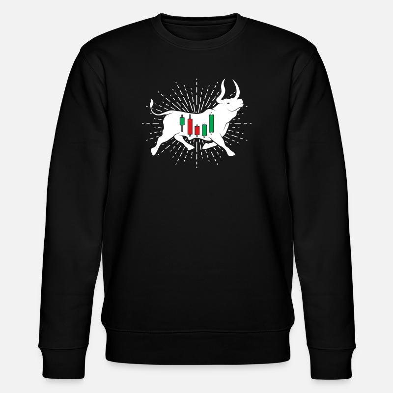 Aktien Bulle - Stanley/Stella Unisex Bio-Sweatshirt CHANGER - Schwarz