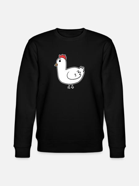 Hahn Huhn - Stanley/Stella Unisex Bio-Sweatshirt CHANGER  - Schwarz
