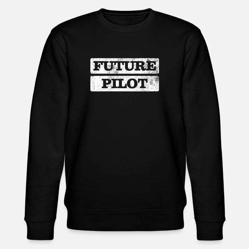 Pilot - Stanley/Stella CHANGER Unisex Organic Sweatshirt - black