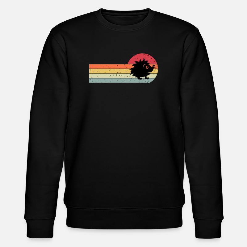 Igel - Stanley/Stella Unisex Bio-Sweatshirt CHANGER  - Schwarz