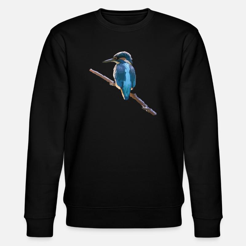 Eisvogel - Stanley/Stella Unisex Bio-Sweatshirt CHANGER  - Schwarz