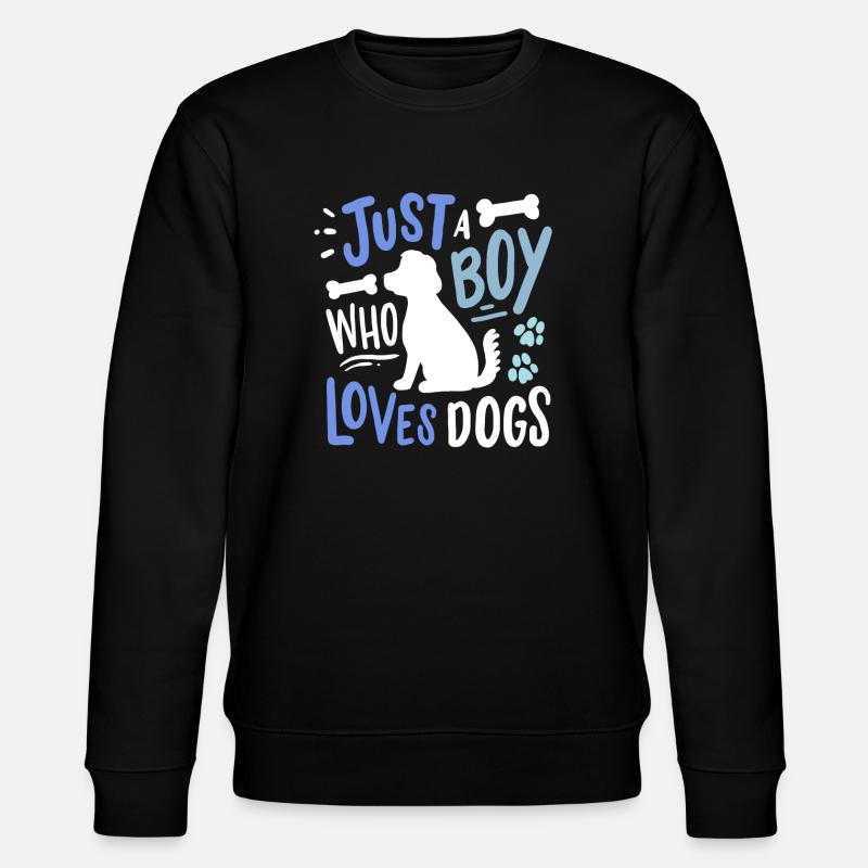 Chien Amoureux des chiens - Sweat bio CHANGER Stanley/Stella Unisexe - noir