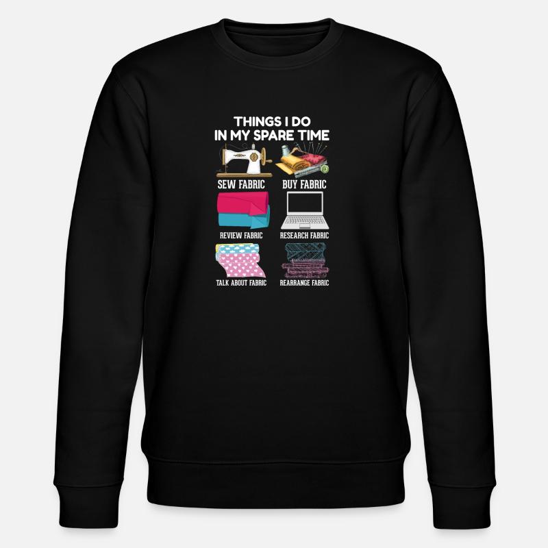 Nähen - Stanley/Stella Unisex Bio-Sweatshirt CHANGER  - Schwarz