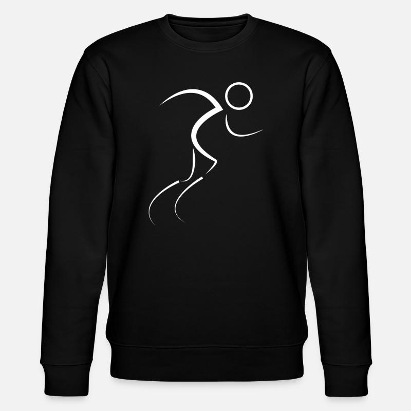 Marathon Marathonlauf - Stanley/Stella Unisex Bio-Sweatshirt CHANGER  - Schwarz