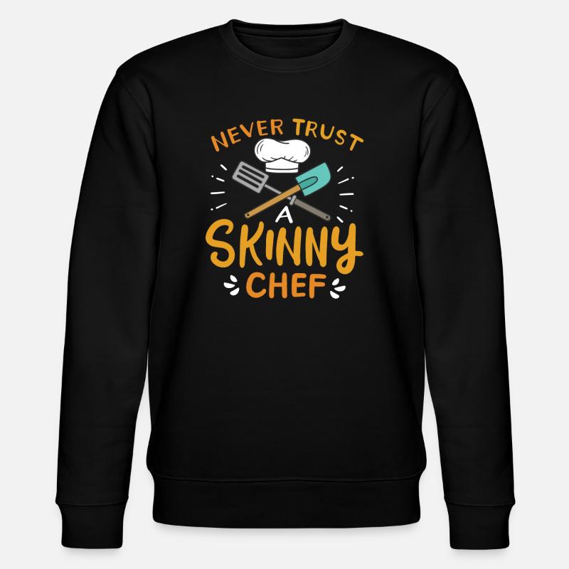 Koch Kochen - Stanley/Stella Unisex Bio-Sweatshirt CHANGER  - Schwarz