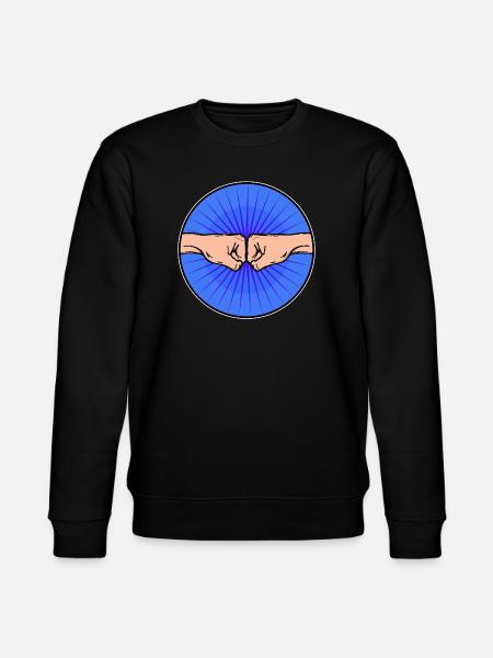 Buddy Best Friends - Stanley/Stella CHANGER Unisex Organic Sweatshirt - black