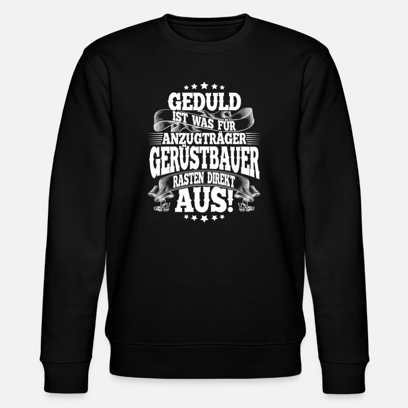 Constructeurs d’échafaudages - Sweat bio CHANGER Stanley/Stella Unisexe - noir