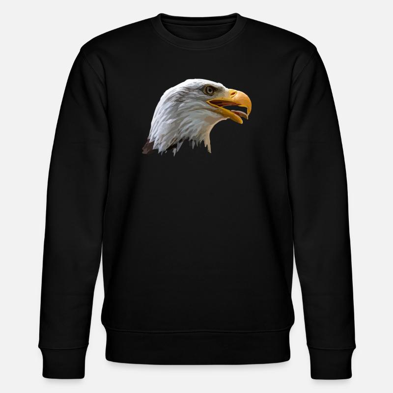 Aigle à tête blanche - Sweat bio CHANGER Stanley/Stella Unisexe - noir