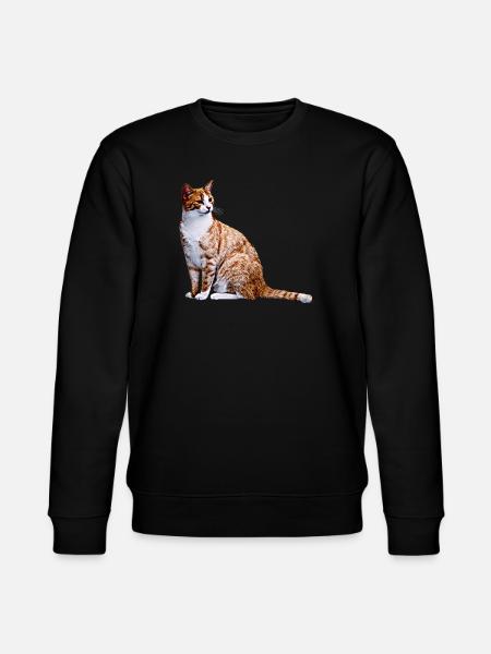 Kat Katte Kat Katte Kat Kærlighed - Stanley/Stella økologisk unisex-sweatshirt CHANGER  - sort
