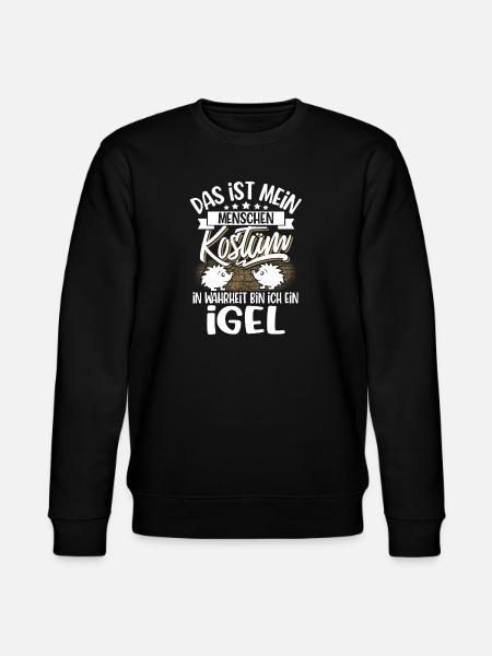 Igel - Stanley/Stella Unisex Bio-Sweatshirt CHANGER  - Schwarz