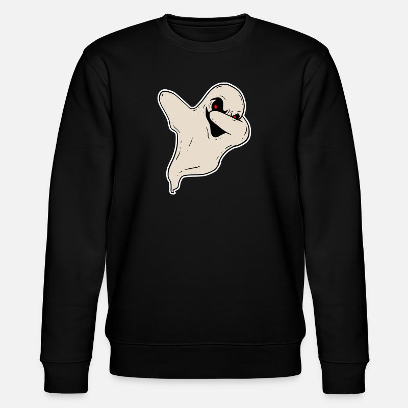 Halloween Horror Ghosts - Stanley/Stella CHANGER Unisex Organic Sweatshirt - black