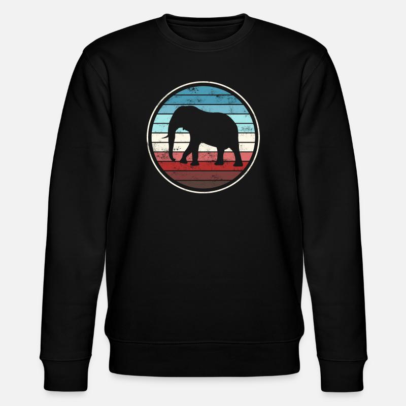 Éléphant éléphant - Sweat bio CHANGER Stanley/Stella Unisexe - noir
